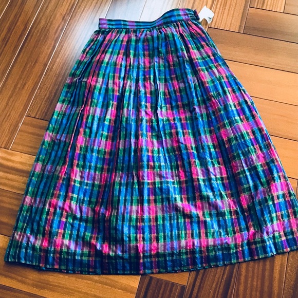 Vintage Dresses & Skirts - NEW vintage high waisted taffeta skirt